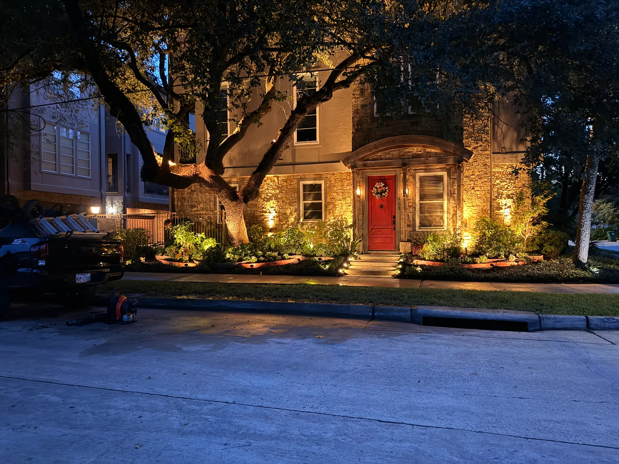 Curb Appeal at Dusk